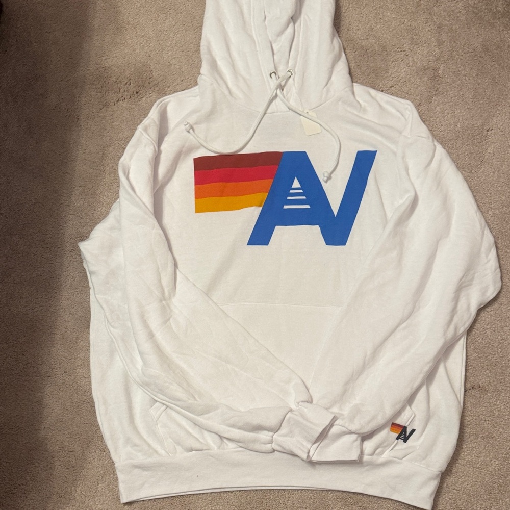 NEW Aviator Nation White Hoodie
